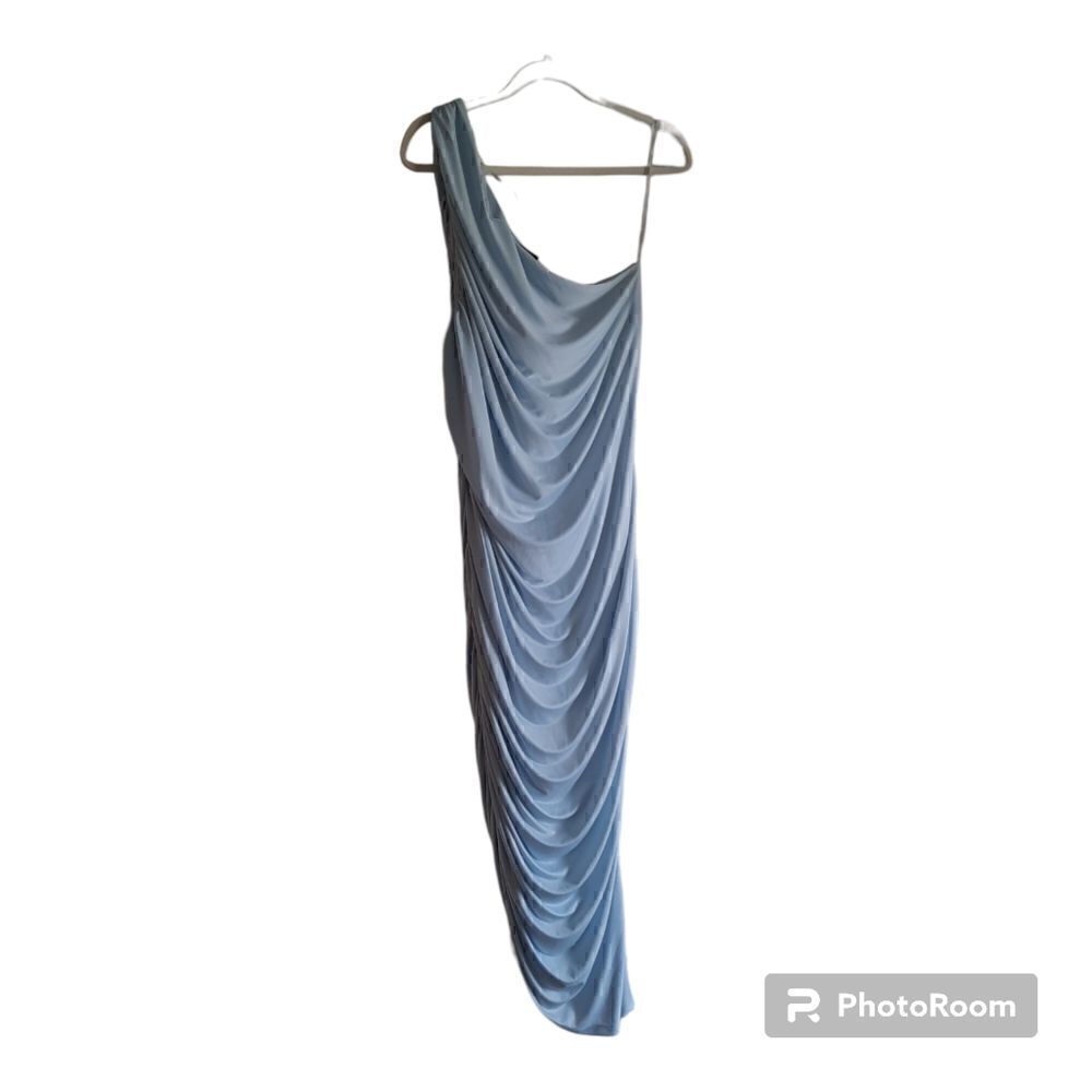 Eloquii Ruched One Shoulder Dress